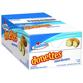 Hostess Donettes Mini Donuts, Crunch, 4 Ounce, 10 Count