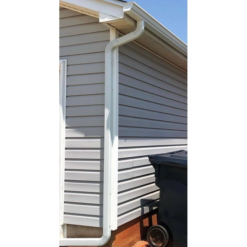 VYH Downspout Gutter Elbows 2x3-90 Degree,（Style B “Side Elbows”）(90 Degree,