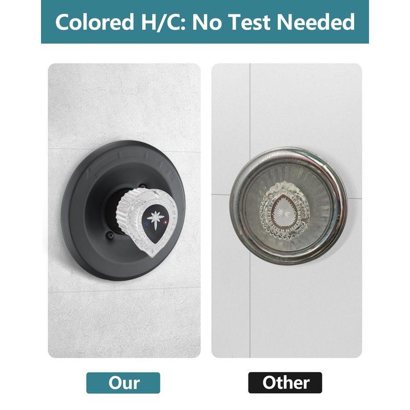 Replacement for Moen Fit Posi-Temp (100710) One-Handle Tub& Shower Knob