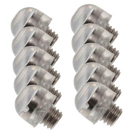 Garneck 10 Piezas Silenciador De Tijera Para Tijeras De Peluquería Reemplazo De Silenciadores Para Tijeras De Accesorio Compacto Para Reducir El Ruido En Salón Y Spa