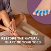 EZ COZY 4 Pack Toe Separators for Bunion Toe Spreader