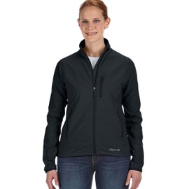 MARMOT Women's Tempo Jacket | Women's Soft Shell Jacket for Mild Summer and Fall Weather Hiking and Backpacking, Black, X-Large
