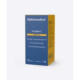 Natroceutics Vitamin C Complete 30 Vegan Capsules| CELLg8 Liposomal Quali C| Citrus Bioflavonoids| Increased Bioavailability