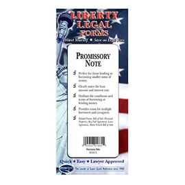 Promissory Note - USA - Do-it-Yourself Legal Forms by Permacharts