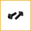 Partuto 10pcs M5 Motorcycle Windscreen Screw Fairing Windscreen Bolt Black