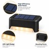 4PCS Solar Deck Lights Outdoor – Waterproof LED Fence Step
