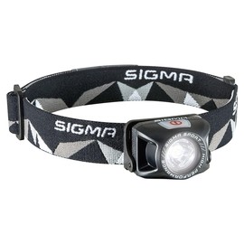 Sigma HEADLED II Multi Sport Head Light/Headlamp, Rechargeable, 120 Lumens, 35 m Beam Range, 400 m Visibility, Integrated Micro USB Recharge, 4 Modes, Washable Elastic Band, IP44 Splash Resistant