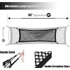 Double-Layer Trunk Cargo Elastic Net for SUV, 35"x11" Stretch to