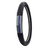 Elektroplate Police Thin Blue Line Premium Steering Wheel Cover -