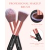 Makeup Brushes with Case, 20PCs Travel Makeup Brush Set, Foundation