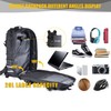 Sresk Large Capacity Motorcycle Helmet Backpack, Motorcycle Riding Hiking Backpack