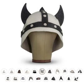 LoFelt® Sauna Hat Incl. Sauna Guide, 100% Cotton, Felt Sauna Cap