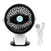 Portable Mini USB Table Fan Rechargable Battery Clip On Desk
