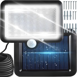 Retoo Solar Lights for Outdoor Use with Motion Sensor, 108 LEDs, Improved Model Solar Lamp Outdoor for Garden, Solar Lights for Outdoor Use, Ideal for Patio, Porch, Garage, Front Door