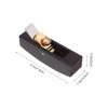 SHINEOFI Ebony Leather Planer Mini Hand Planer for Splitting Crafting