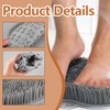 GXGM Silikon Matte Badematte, Foot Massage Matte, Fußbürste Dusche Fußmassagegerät,