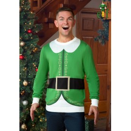 Fun Costumes Adult Buddy the Elf Ugly Christmas Sweater Medium