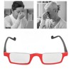Half Rim Reading Glasses High Definition Spring Hinge Fashionable Rectangular