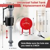 Saillong Universal Toilet Flusher Replacement Kit, Fill Valve, 2-Inch Flapper,