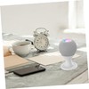 SHOWERORO Speaker Stand for Mini White Tabletop Holder with Wire