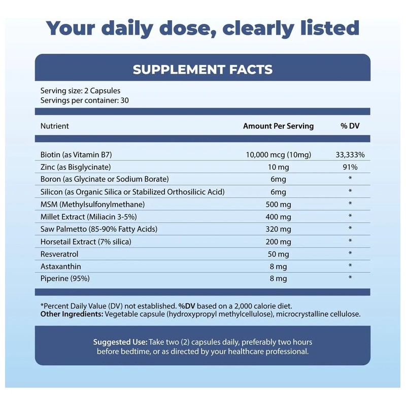 Bm10 Max Boron Complejo Con Zinc Y Biotina 10000 Mcg