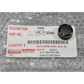 Toyota 14 - 17 TOYOTA COROLLA RADIO CD PLAYER RECEIVER POWER CONTROL KNOB OEM NEW