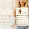 Patemby 50PCS Calligraphy Stencil Template Kit - 4 Inch and
