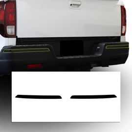 BOGAR TECH DESIGNS Rear Bumper Chrome Delete Overlay Fits Honda Ridgeline 2017-2024, Gloss Black