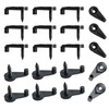 Adyoney 80 Pcs Glass Retainer Clips Kit, 4mm Glass Retainer