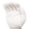 Basic Standard 100% Pure Cotton Gloves, 24 Pairs, White, LL