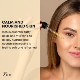 SoCalm Pure Argan Oil for Skin, Hair and Nails - 4oz / 118ml