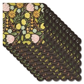 Karma, 20-Count 3-Ply Luncheon Size Paper Napkins, Decorative Guest Paper Napkins for Party Picnic, Dinner, Baby Shower, Bridal Shower, Folklore