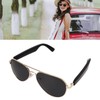 Bluetooth Sunglasses Gold Frame Smart Audio Glasses Stereo Speakers Music