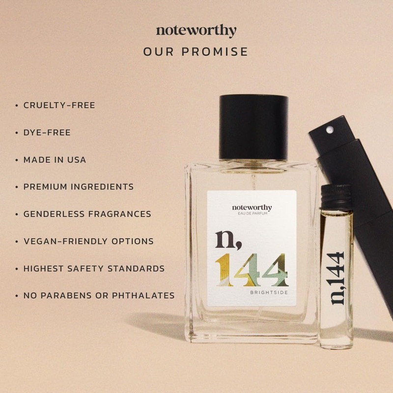 Noteworthy n,144 Brightside Eau De Parfum – Citrus, Vanilla |