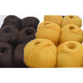 Truevalue 3 Balls 100 percent Cashmere Merino Wool Blend Yarn Soft Cashmere Thread Knitting Crochet Fuzzy Yarn for DIY Sweater Scarf Gloves Total 150g(Light Blue)