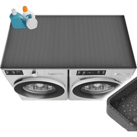 54''x 27.5'' Washer and Dryer Covers for the Top, Non Slip Silicone Washer Dryer Top Protector Dryer Top Protector, Dust-Proof Washer & Dryer Cover Pad for Laundry Room Washer Dryer Countertop - Style: 54''x27.5'' Washer and Dryer Covers for the Top, 1