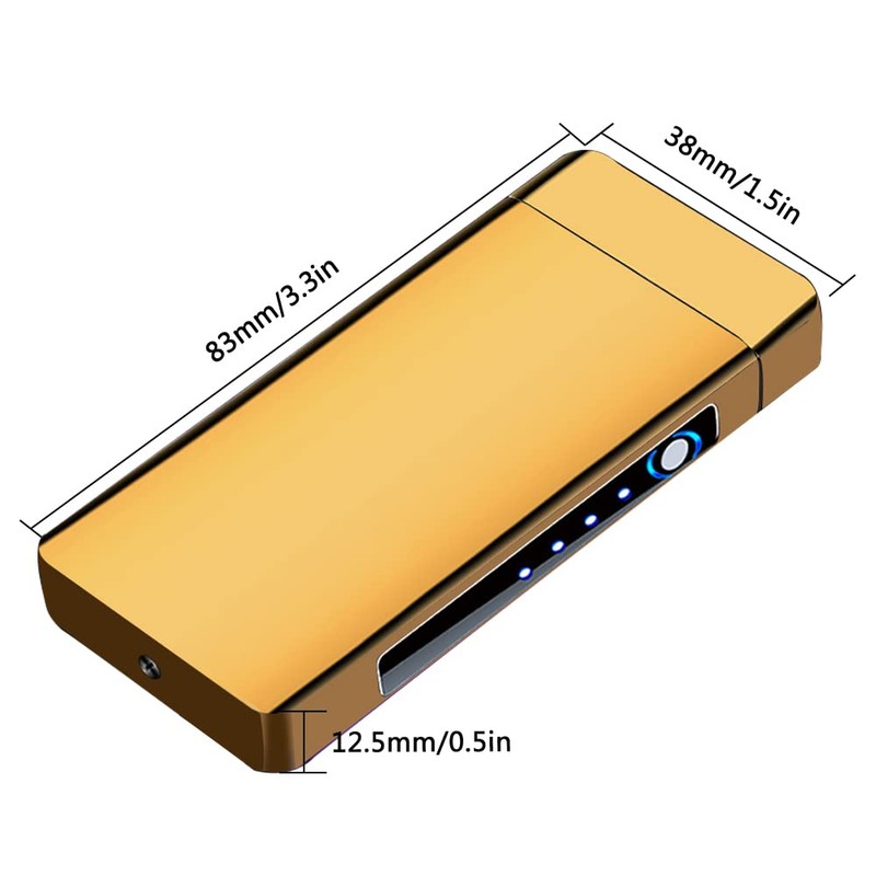GADATOP Arc Plasma Flame Lighter USB Rechargeable Windproof Electric Lighter