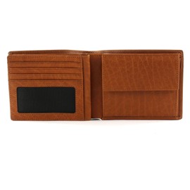 Strellson Blackwall Billfold H8 4010002741 Wallet Cognac, Colour: brown / material: cotton, leather