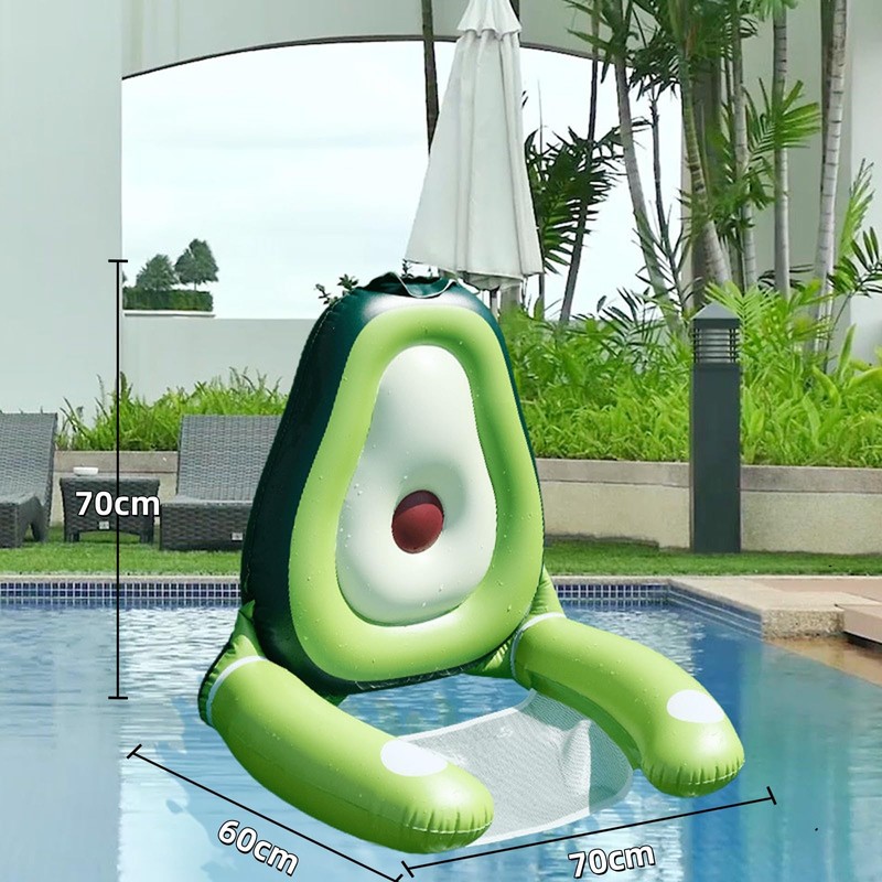 Float, Water Hammock, Inflatable Avocado, Pool Float, Hammock, Pool Float,