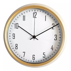 Rm Regalomex Reloj De Pared Análogo Minimalista 26 Centímetros