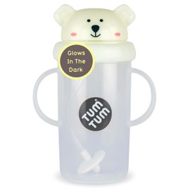 TUM TUM Tippy Up Free Flow Sippy Cup (No Valve), Sippy Cup for Toddlers, 200ml, BPA Free (Pete Polar Bear 300ml)