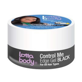 Lottabody Coconut & Shea Control Me Edge Gel Black 2.25Oz (Pack of 3)