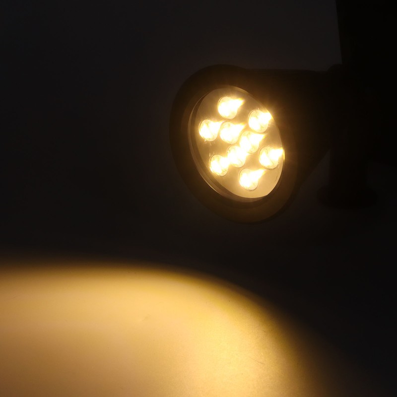 9LED Chips Solar Spotlights LED Solar Landscape Lights for Outdoor