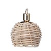 Rulke Rulke010533 Hanging Lamp with Braided Pedding Pipe Screen, Multi