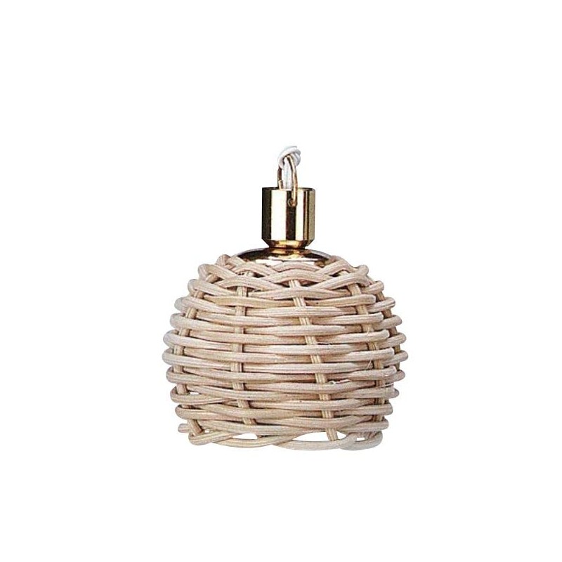Rulke Rulke010533 Hanging Lamp with Braided Pedding Pipe Screen, Multi