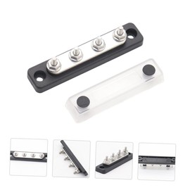 Operitacx 1 Stück Praktischer Stromverteilungsblock für Wohnmobile Boote Flammhemmendes Material für Verkabelung Hohe Zuverlässigkeit