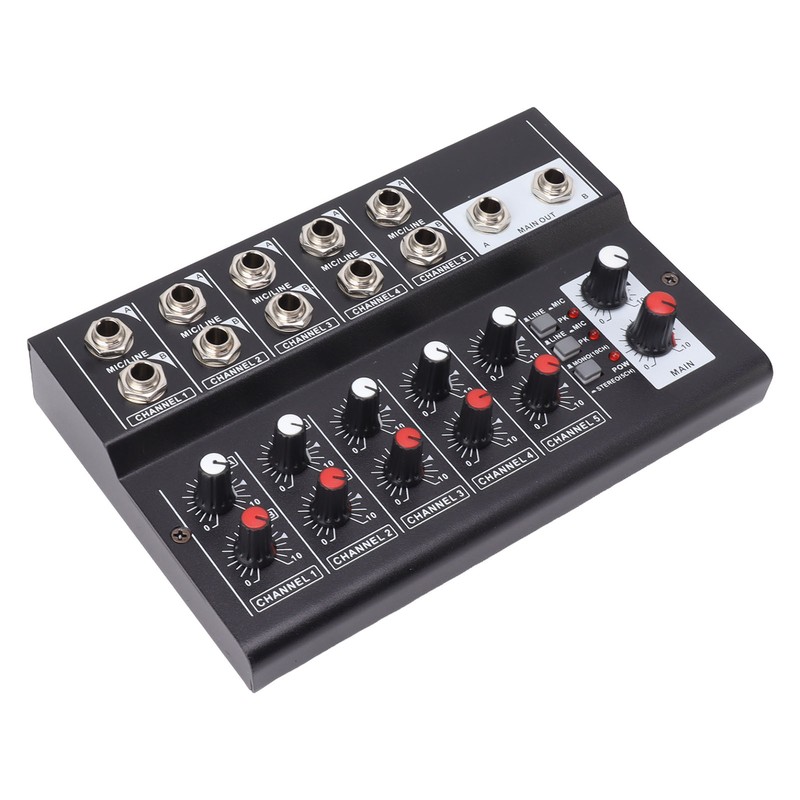 MIX5210 Sound Mixer Digital Mixer 10 Channel Compact Studio Mixer