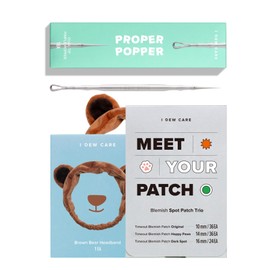 I Dew Care Meet Your Patch Set with Headband and Proper Popper