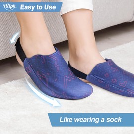 Hilph Foot Toe Ice Pack Wrap for Swelling & Bunion Surgery, Soft Forefoot Ice Pack, Hot & Cold Therapy Foot Cold Pack for Broken Toes, Plantar Fasciitis, Tendonitis, Swelling, Bunions (2 Pack,Blue)