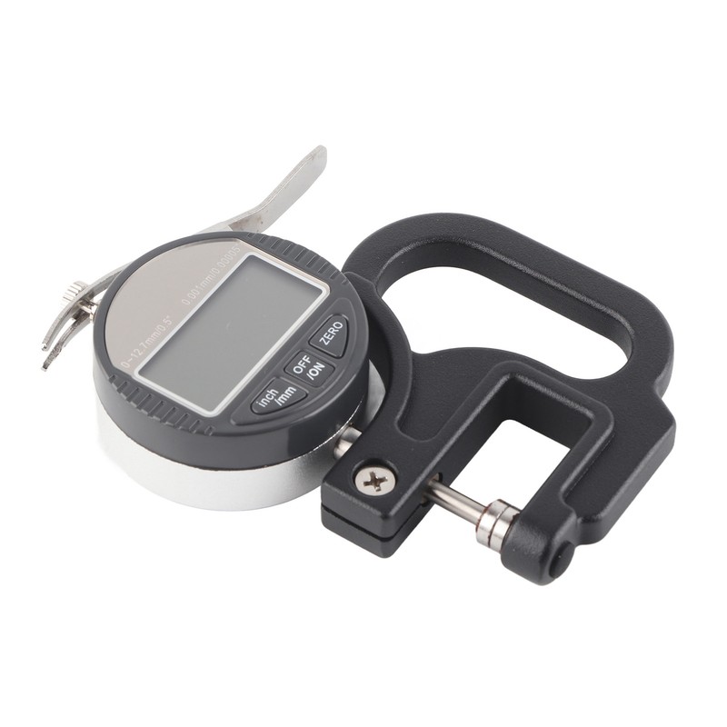 Digital Display Paper Leather Cloth Thickness Gauge Measuring Tool Range